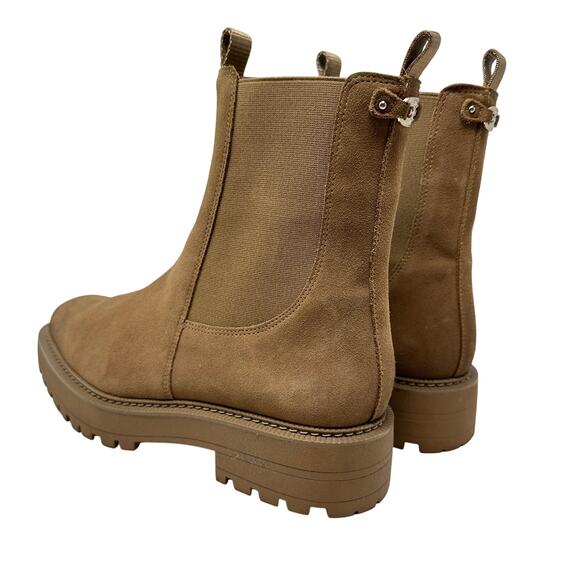 Sam Edelman Laguna Chelsea Boots Tan Suede Lug Sole Ankle Booties Women’s 11 - Picture 10 of 14